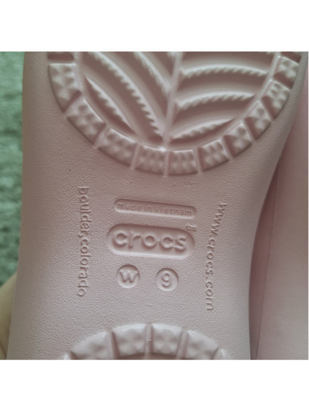 Crocs Womens Sz 9 Kadee Ballet Flats Slip On Closed Toe Comfort Shoes Light Pink - Picture 7 of 7
